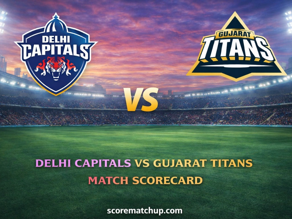 Delhi Capitals Vs Gujarat Titans Match Scorecard — Thrilling 1-Run Finish Stuns Delhi