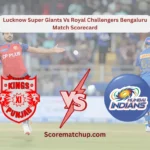 Mumbai Indians Vs Punjab Kings Match Scorecard