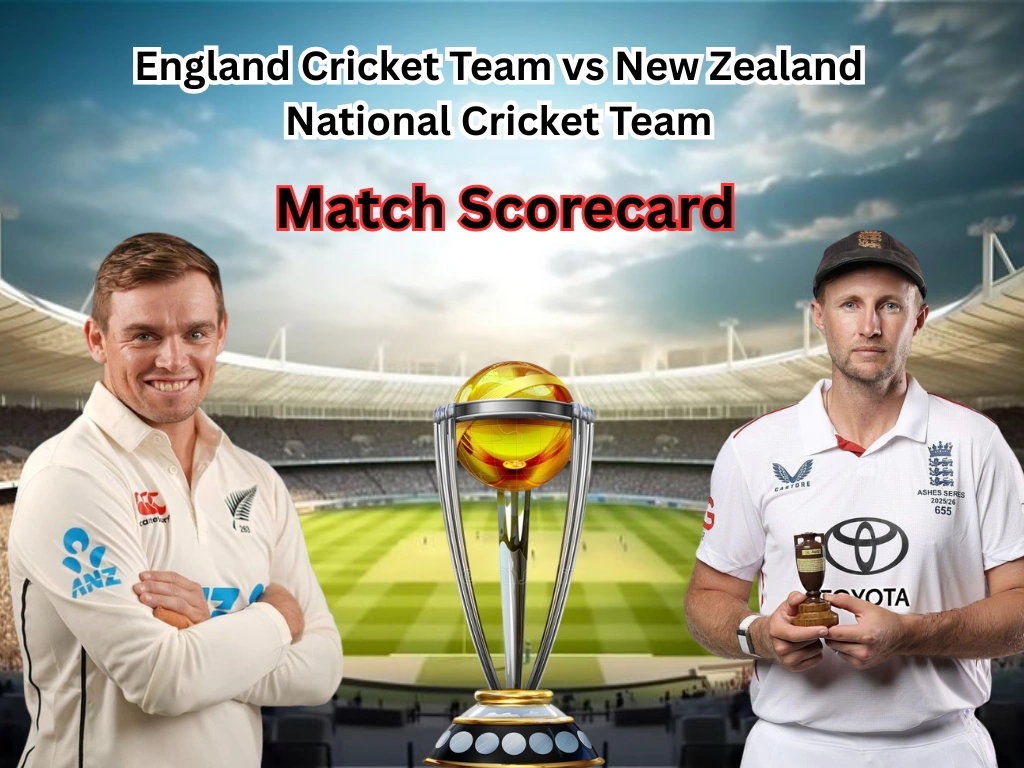 England Cricket Team vs New Zealand National Cricket Team Match Scorecard
