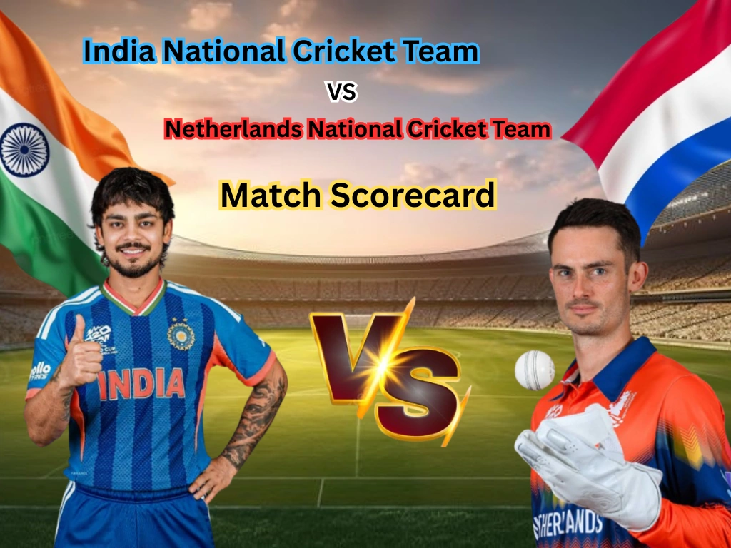 India National Cricket Team vs Netherlands National Cricket Team Match Scorecard