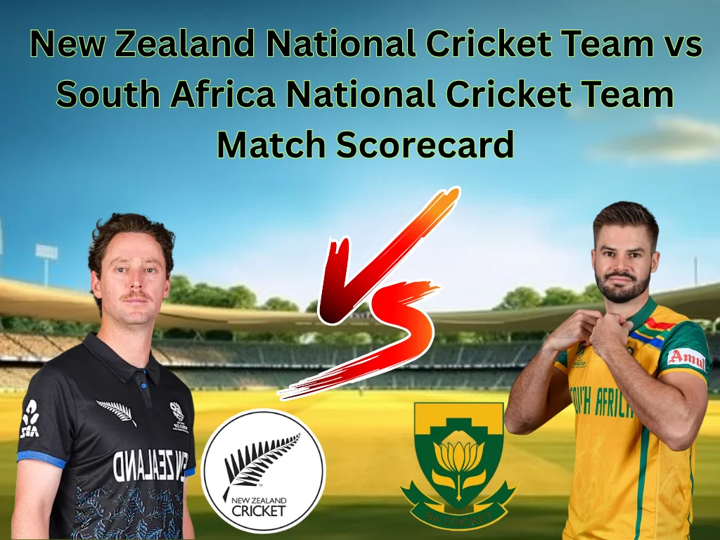 New Zealand National Cricket Team vs South Africa National Cricket Team Match Scorecard